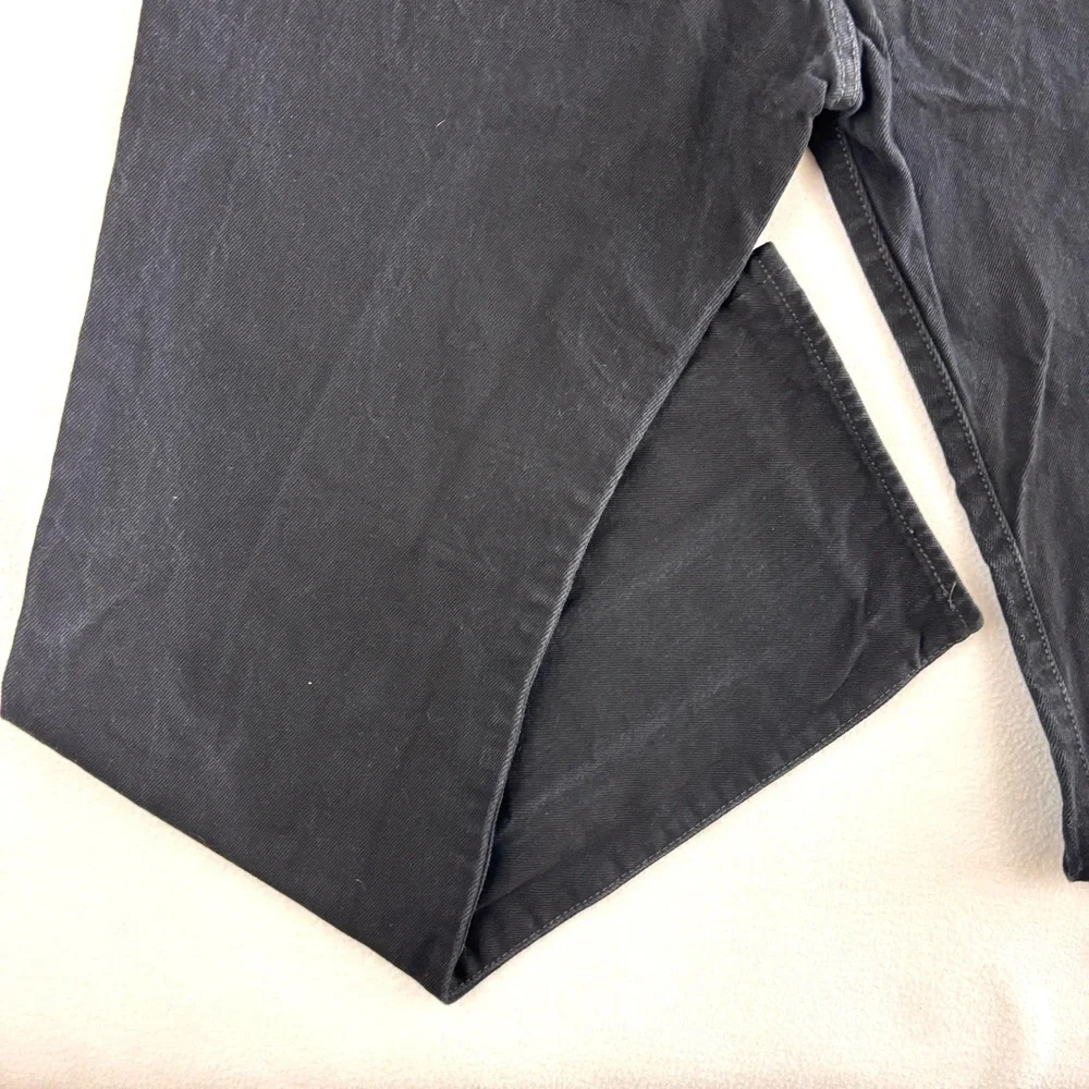 Levi's 501 Men's Black Faded Buttonfly Classic 100% Cotton Straight Jeans‎ 34/32